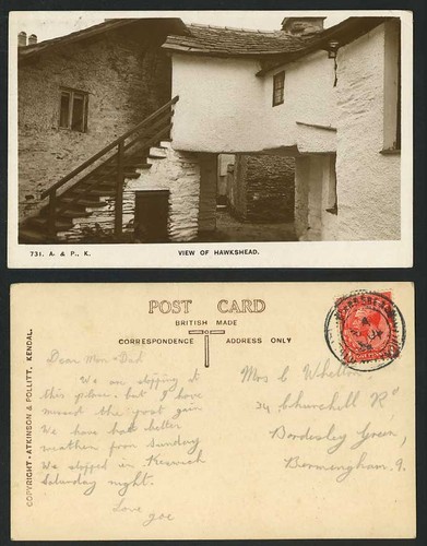 Hawkshead cottage house steps - hawkshead,