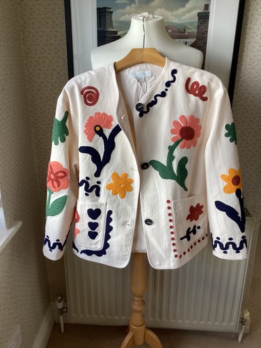Bnwt zara embroidered - embroidered, cardigan
