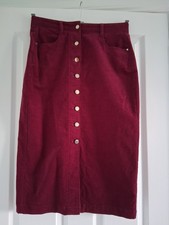 Per Una M&S Dark Burgundy Cord