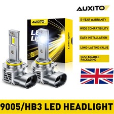 2Pcs AUXITO 9005 HB3 LED