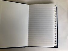 A5 A-Z Index Book With Blue Hard Cover Good For Telephone List Or Cataloguing