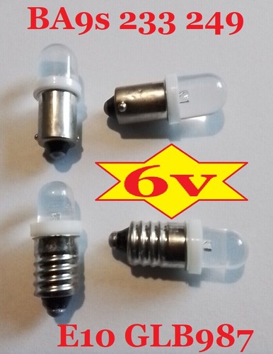 Led e10 llb987 ba9s - 6v, /