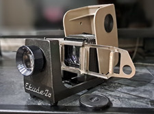 Vintage Soviet Slide Projector Etyud-2C USSR 35mm Film FED Lens Triplet 2.8/78