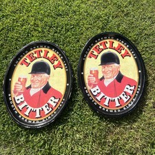  two Vintage Tetley Bitter