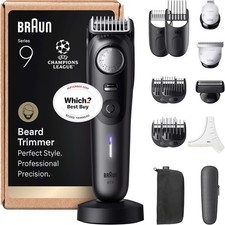 Braun Series 9 Titanium Beard Trimmer 52 Lengths BT9565 new series OPEN BOX