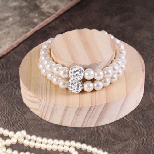 Wooden bracelet display stand - bracelet,