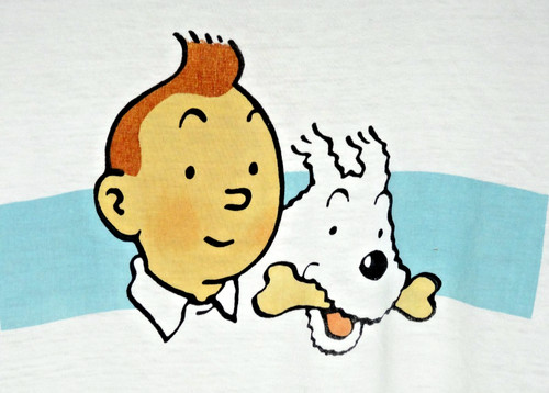 Vintage adventures tintin t - of,