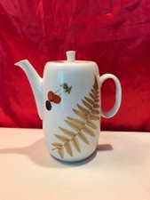 ROYAL WORCESTER FINE PORCELAIN WILD HARVEST COFFEE POT