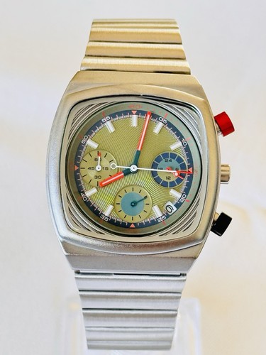 Ciloa retro chronograph green - retro,