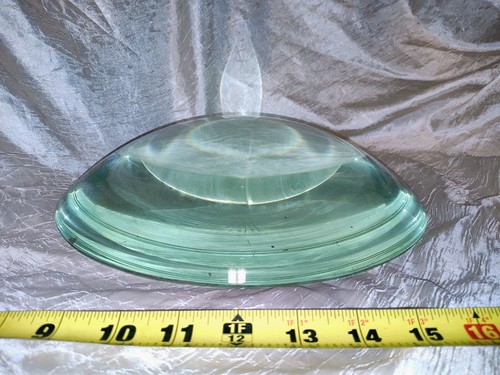 Large glass lens - lens, for