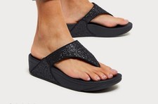 FitFlop Black Lulu Glitter
