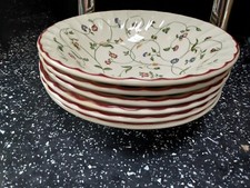 STAFFORDSHIRE OAKWOOD CEREAL BOWLS X 6