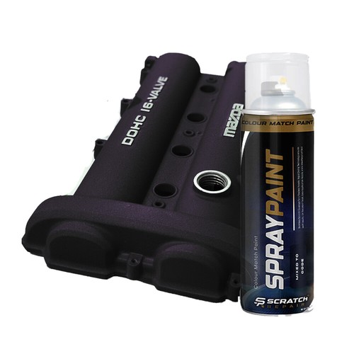 Jet black paint rocker cover - paint,