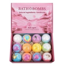 12 Pcs Bath Bombs Handmade