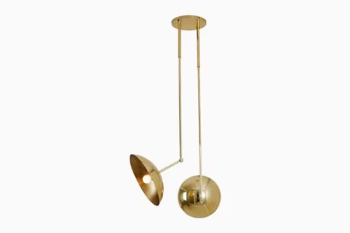 Light domed pendant mid - 2,