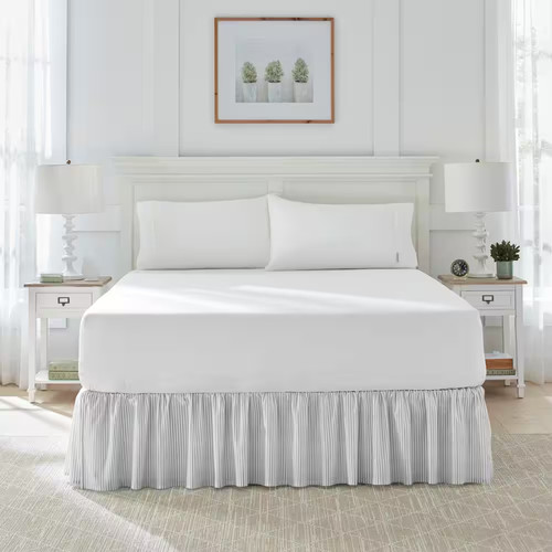 Classic ticking stripe - classic, gray