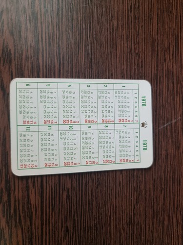Vintage rolex calendar yellow - vintage,