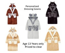 LAST CHANCE TO GRAB THESE ADORABLE ANIMAL-THEMED DRESSING GOWNS – AGE 13 ONLY!