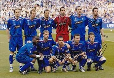 Glasgow Rangers FC 2008 UEFA Cup Final full team signed x 11 Pre-print