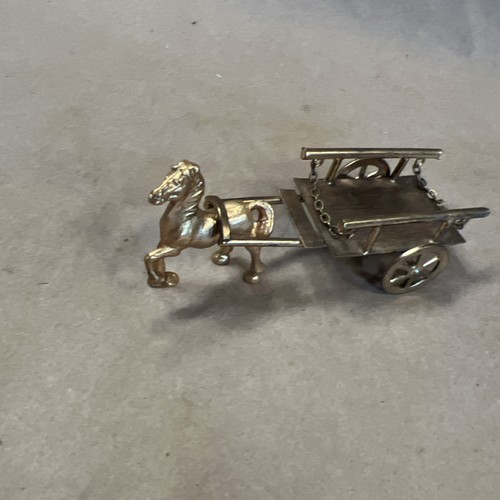 Mini brass horse - mini,