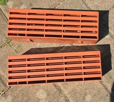 2 x Terracotta Air Bricks Vent 9" x 3" Brick Grille AirBrick Flow Ventilation