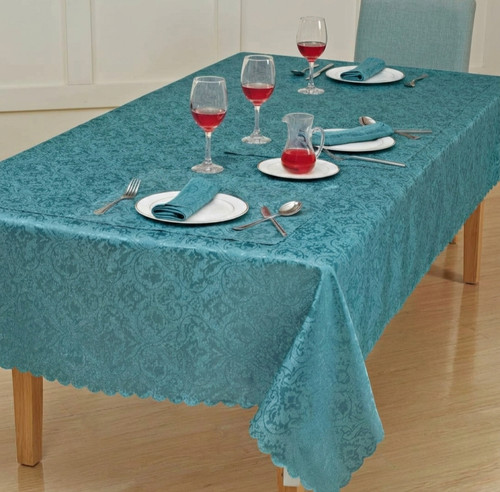 Jacquard damask tablecloth - jacquard,