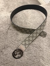 Gucci Reversible Double Faced Leather Belt Size 32