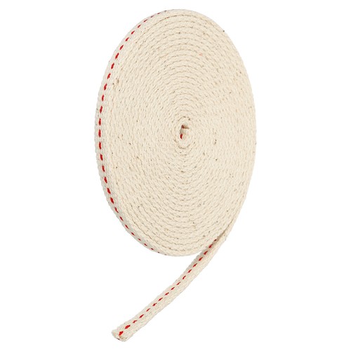 Cotton oil lamp wick - cotton, flat