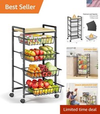 Versatile Rolling 5-Tier