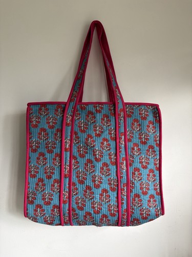 Handmade quilted tote - handmade, bag