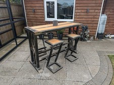 🎯Industrial Bar Table &