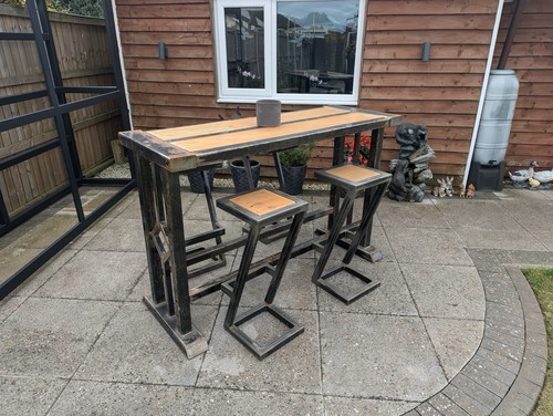 Industrial bar table - 🎯industrial, &