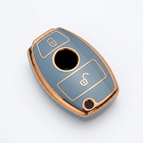 Button key fob cover case - 2-button,