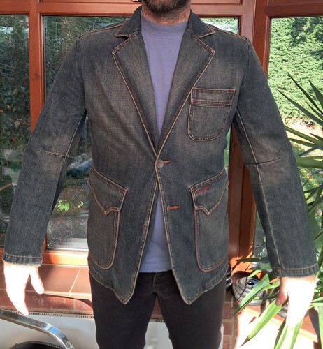 Etienne ozeki denim blazer - denim,