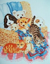 Cross Stitch Kit - BASKET OF