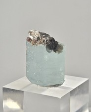 Garnet On Aquamarine Natural