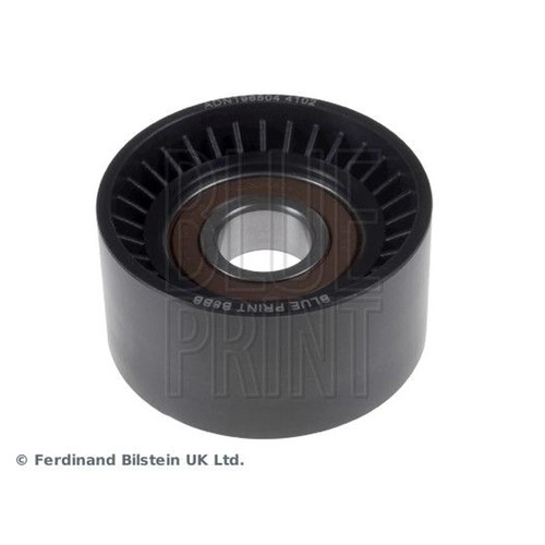 Blue print ribbed belt - print,