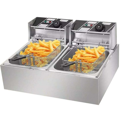 Stainless steel dual basket - stainless,