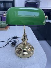 Vintage green brass bankers - &,