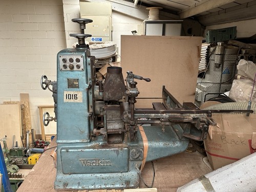 Wadkin eca head tenoner - wadkin,
