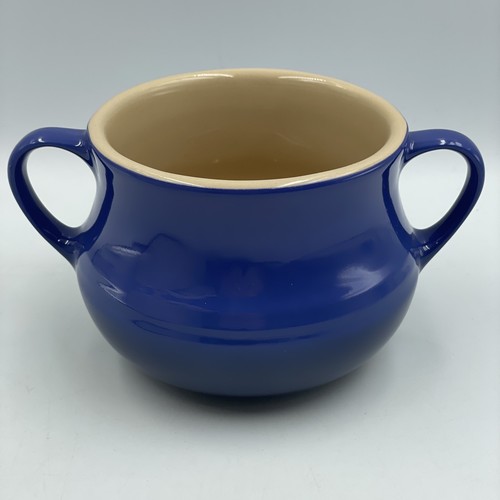 Creuset blue soup - soup, bowl