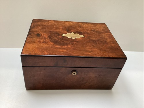 Antique burr walnut parkins - antique,