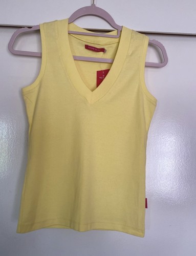 Poivre blanc yellow sleeveless - yellow,