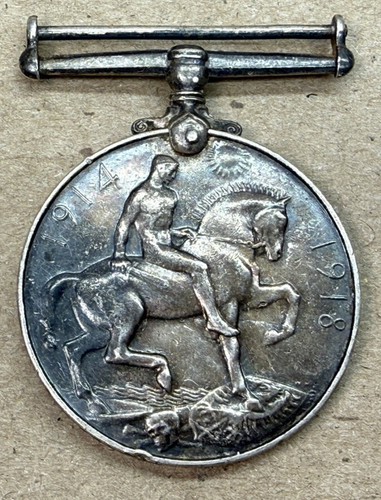 Wwi british silver war medal - silver,