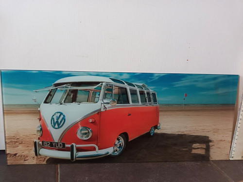 Glass red and white - and, camper