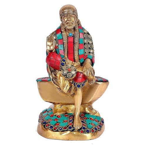Brass shirdi sai - brass, idol