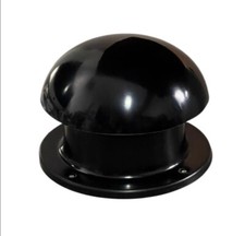 Mushroom Vent 6" x 4" Black