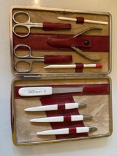 Vintage 9 Piece Manicure Set