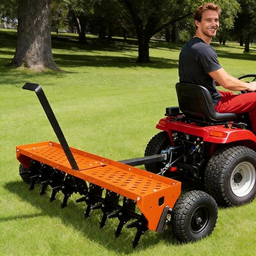 Plug aerator tow - 48",