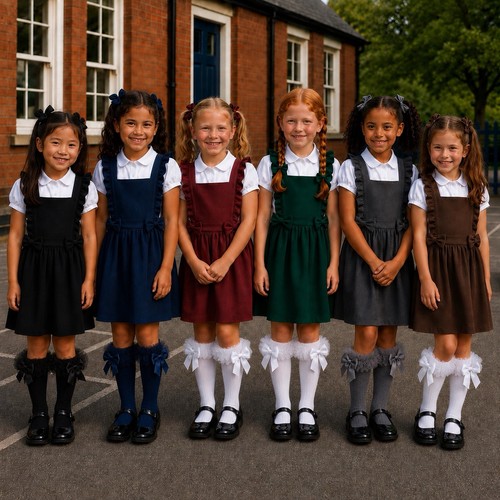 Girls school pinafore dress - girls,